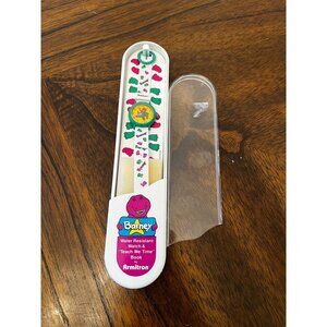 Vintage Barney Teach Me time Watch 1993 Water Resistant